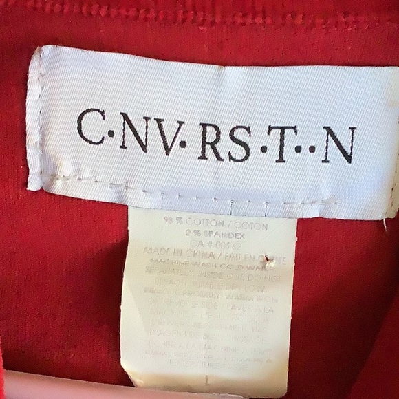 Red corduroy jacket, never worn - Picture 3 of 3